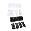 Controller Charger Station for Wii Remotes Controller Charger Dock Station with 4 Pack 2800mAh Recha