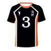 Summer Haikyuu Short Sleeve Tops Men 3D T-shirt Volleyball Team Uniform Training Clothes Women Tshirt Casual Printing T Shirt Oversized