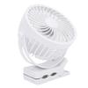 Clip On Fan USB Rechargeable 3 Speeds 2H 4H 6H Timer 720 Degree Rotatable Small Desktop Fan for Camping Dormitory Office