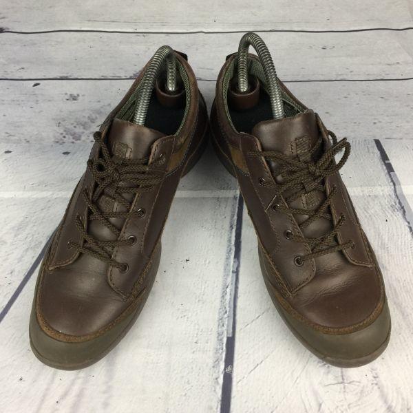 Regal Leather Sneakers 25 Dark Brown Suede Mesh Business Shoes(USED)