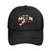 A-Artemis II To The Moon Trucker Hats Adult  Hats Sun Hat Sports Cap Adjustable Polyester Mesh Baseball Cap Summer