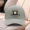Nat Sanan Clock Pattern Baseball Cap Adjustable Duckbill Hat For Men Women Daily Commuting Sports Fishing