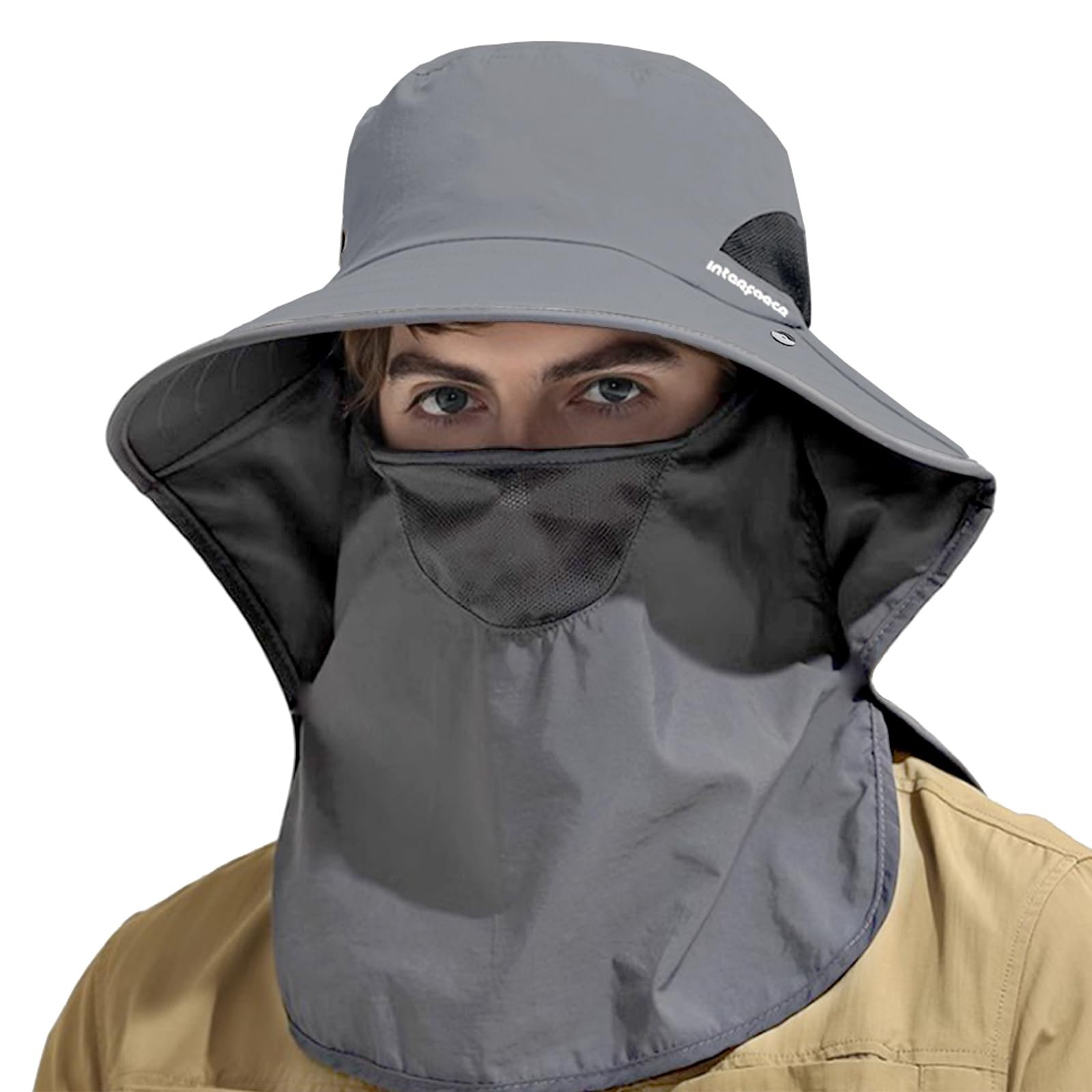 

Croogo Сафари Широкий UV Защита от солнца Сетка Регулируемый UV Идеально подходит для горного отдыха Унисекс Шляпа, Поля, Защита, Шляпа, Материал, Дышащий, Размер, Легкий,