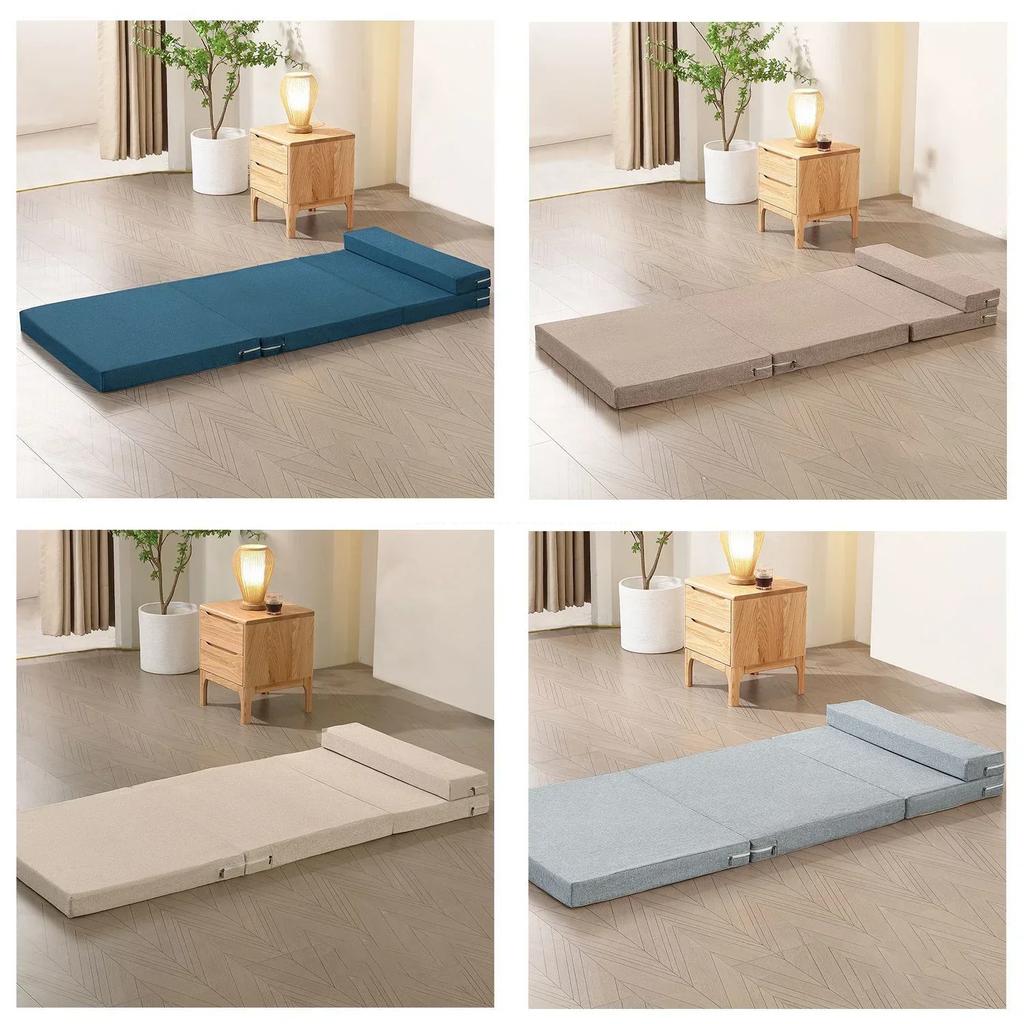 Portable Single Memory Foam Folding Mattresses Soft Tatami Yoga Mat for Sleeping on The Floor Office Workers Lunch Break Lazy