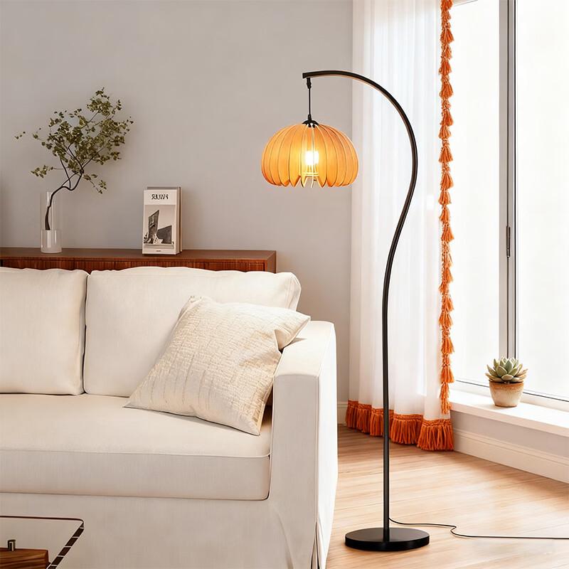 Oeny Pumpkin Vintage Floor Lamp