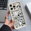 Happy Kitty Musician Protective Funda Phone Cases For iPhone 17 16 15 13 12 11 ProMax Pro Plus Shockproof coque phone Bumper
