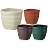 Yamato Plastic Pots and Planters Fragler Square Pot 32 Type Large Size Brown Depth 32 X Height 30 X Width 32cm (ACTOR)