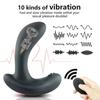 Wireless Remote Control Male Prostate Massager Inflatable Anal Plug Vibrating Butt Plug Anal Expansion Vibrator Sex Toys For Men