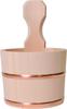Kiso Kogei Bathtub, Made In Japan, Wooden Hinoki Cypress Bucket with Handles and Copper Band
