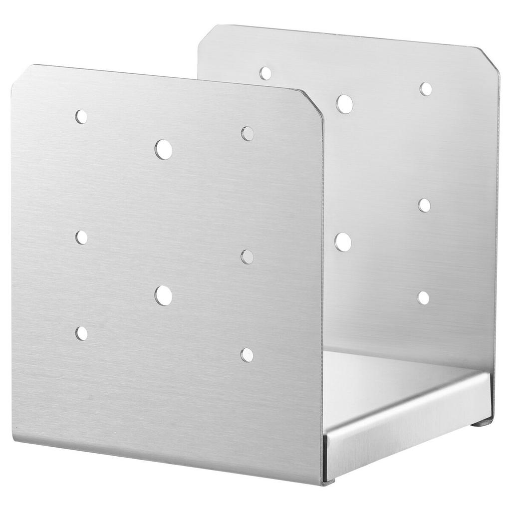 152.4x152.4 Post Base, 10Pcs Stainless Steel Adjustable Post Anchor Bracket(Internal 150 x 139.7), Adjustable Post Base for Pavilion Deck Porch