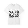 Two Tone Dancing Band T Shirt | Retro Dapper Silhouette, Reggae, Mods, Ska Music Dance Tee