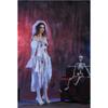 Damen Schwarz Polyester Corpse Bride Kleid Halloween Party Kostüm