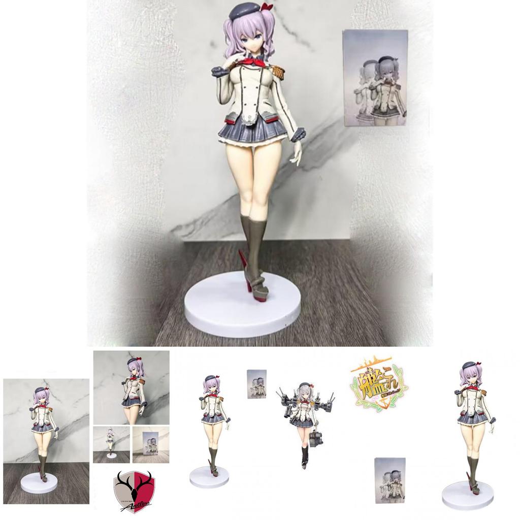 18cm Pvc Model Figure Beautiful Girl Kanmusume Kashima Standing Pose Anime Collectible Wholesale
