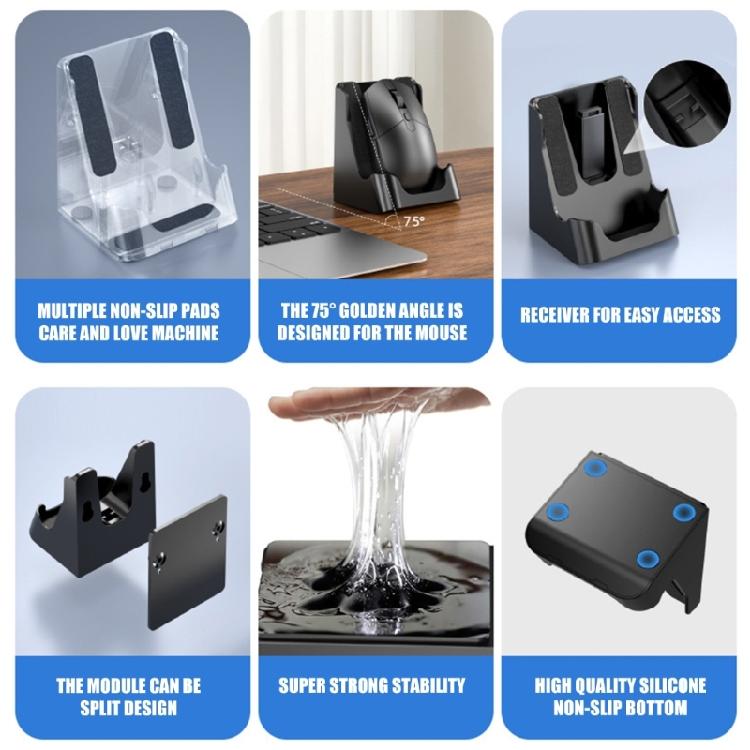 Minimalist Mouse Wall Mount Holder For Gaming Room Or Office Comes In Two Color