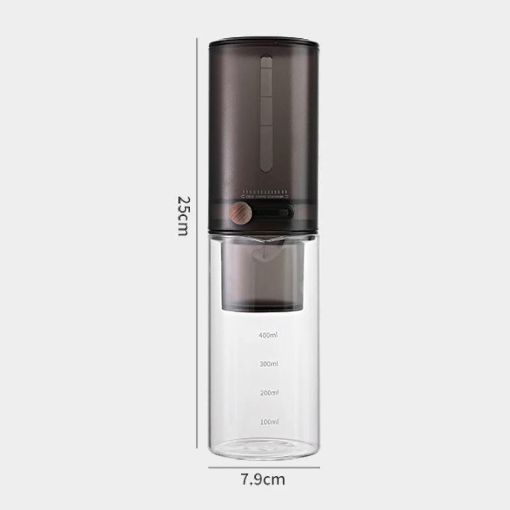 Ice Drip Coffee Pot Cold Brew Artifact Hand Brewed Coffee Set Glass Drip Household Sharing Ice Drip Pot Household Accessories
