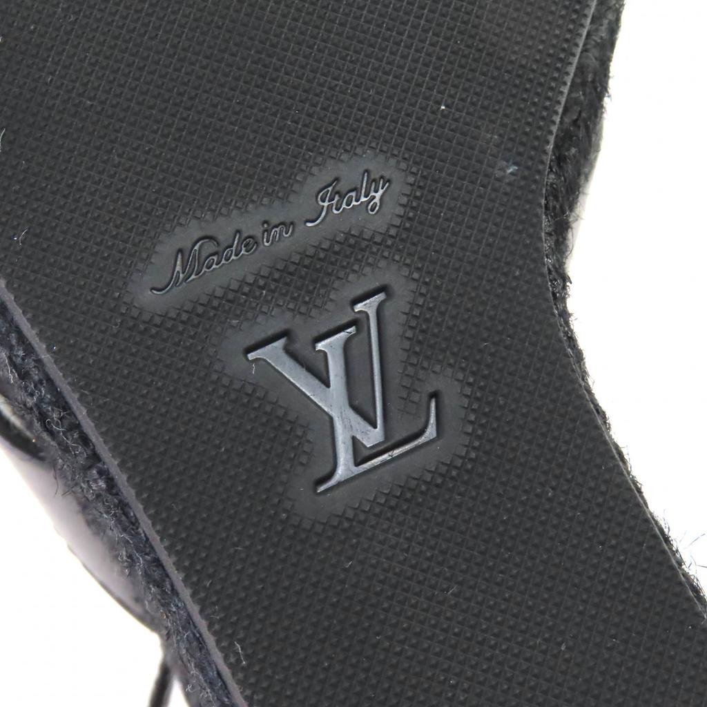 Ausgezeichnete LOUIS VUITTON Sandalen Knöchelriemen Espadrilles mit Keilabsatz 36.5 Gebraucht