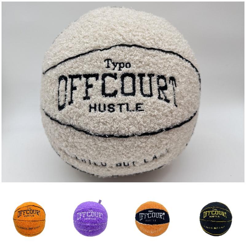 Soft And Plush Offcourt Basketball Pillow Toy 25cm Height Perfect For Cuddling And Decor