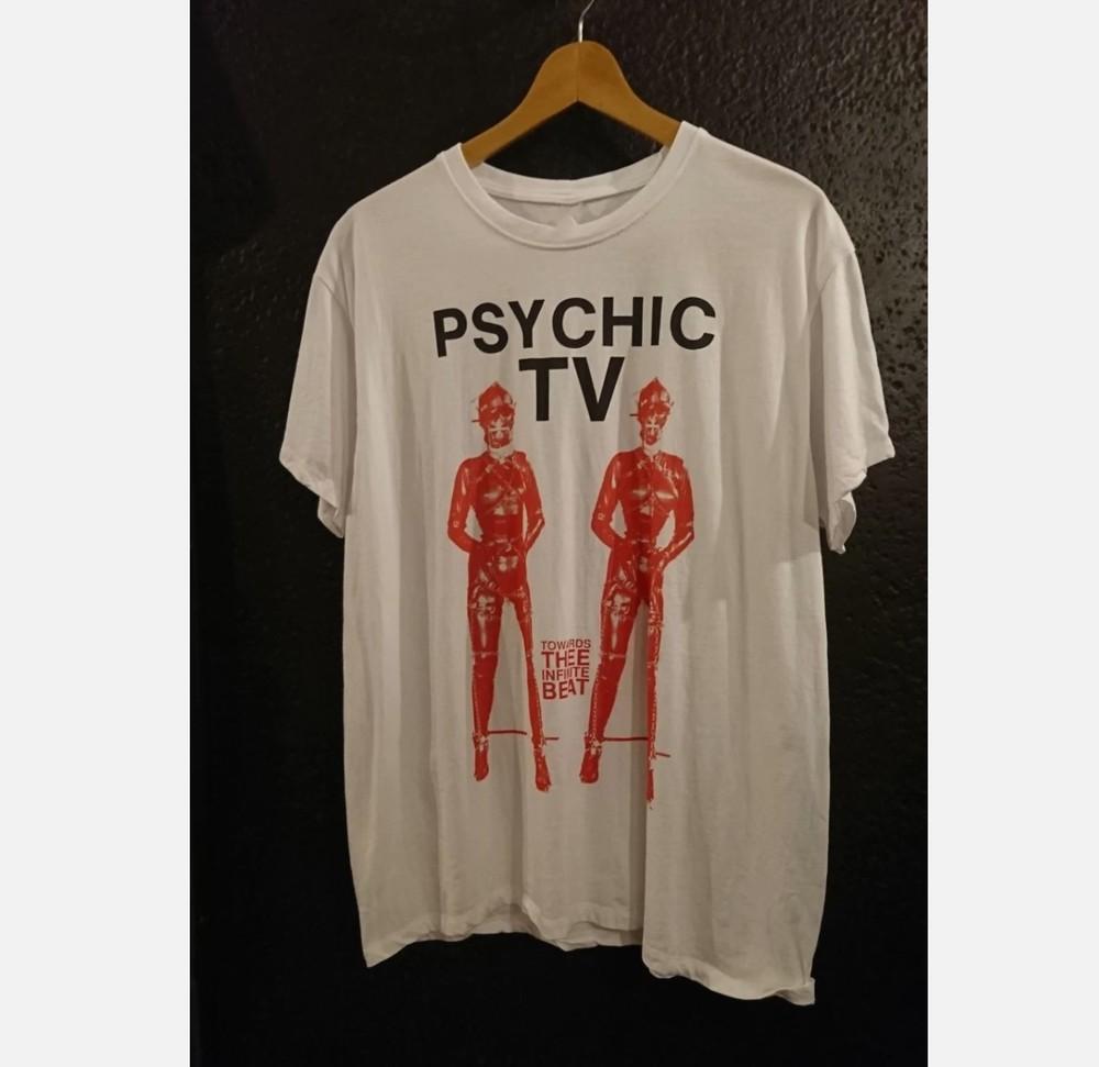 Psychic TV Band Collection Album S to 5XL White Tshirt Unisex T-Shirt XL
