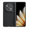 With Front CaseMagnetic Full Coverage Matte Anti-Slip Mirror Cover Stand Case for OPPO Find N5, Shockproof Slim And Simple, Matte Prop Black