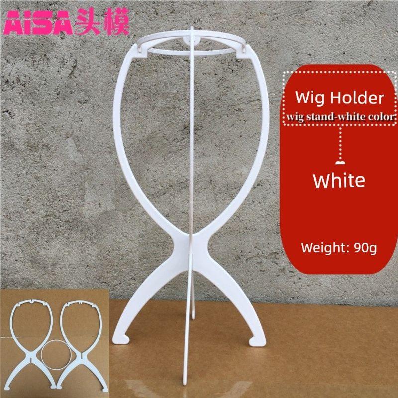 

Cost-Effective Cheap Wig Stand Wig Part Wig Chapelet Wig Stand 90G Hairdressing Stand Wholesale C plastic bracket-White