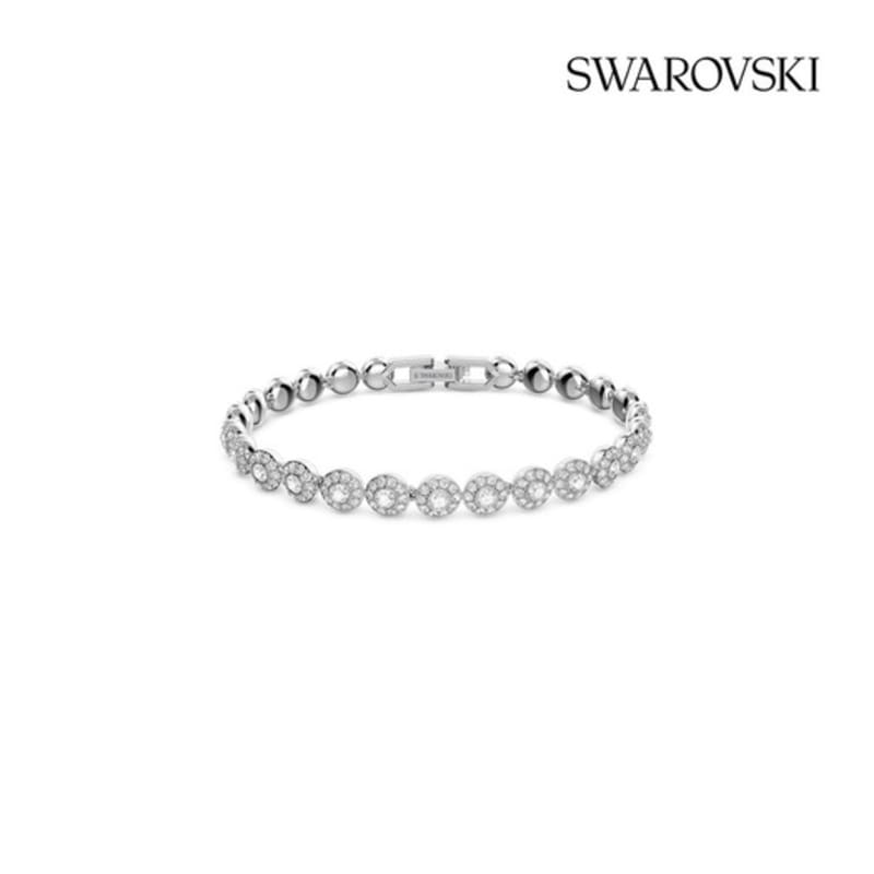 Swarovski Una Brățară de Tenis Angelic Rodiu M 5071173