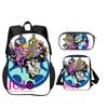 Anime Schoolbags for Boys Girls Best Gift Carry Carrier Pen Case Lethal Company 3pcs Set Daily Pack Camping Book Bags