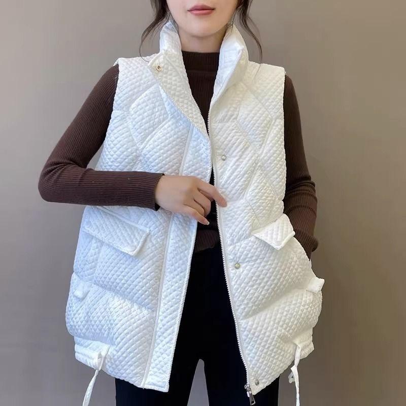 Down Cotton Vest Women's Thick Coat Vest
