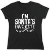 I'm Santa's Favorite Sarcastic Novelty Graphics Funny Womens T-Shirt