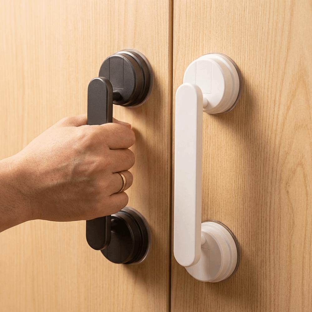 1/2Pcs Waterproof Sliding Door Handle Removable Bathroom Shower Auxiliary Handle  Bathtubs