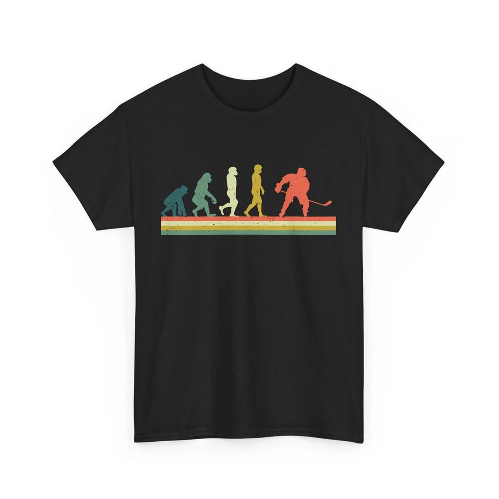 Hockey Player Evolution Shirt, Ice Hockey Sports Lovers Women Men Vintage Shirt
