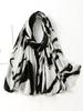 Elegant Women Retro Silk Scarf Leopard Zebra Print Wrap Shawl Lady Bandanas Hijab Beach Long Scarve Pareo Headscarf Fashion New