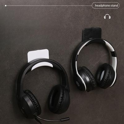 Earphone Stand Wall Mounted Non Perforated Table Gaming Stand Head Mounted Bracket Hook Bracket Hanging Headphone Stand