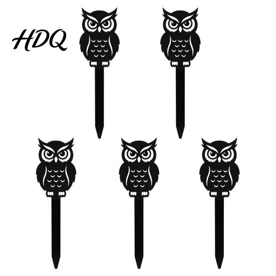 Witch Hat Flower Pot Decor 5Pcs Halloween Planter Stakes Acrylic Garden Sign for Outdoor Yard Lawn Backyard Indoor Potted Plant Accessories