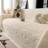 Funda Sofa Living Room Jacquard Thick Warm Sofa Mat Throw  Autumn Winter Sherpa Camping Picnic Sofa Cover