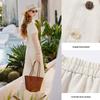 Women's Elegant White Two-Piece Suit Set