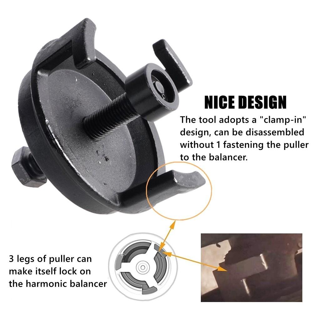 Removal Tool Harmonic Balancer Puller For GM Dodge Jeep Chrysler Ford 25264 Car Accessories Disassembly Tool XLB-1047