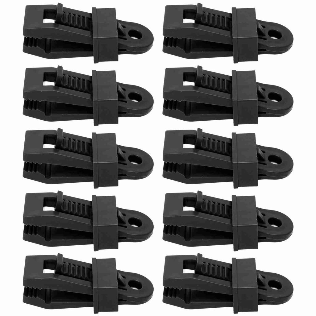 10Pcs Tarp Clips Large Tent Clamps Tarp Clamps Heavy Duty Lock Grip Outdoor Camping Canopy Clips