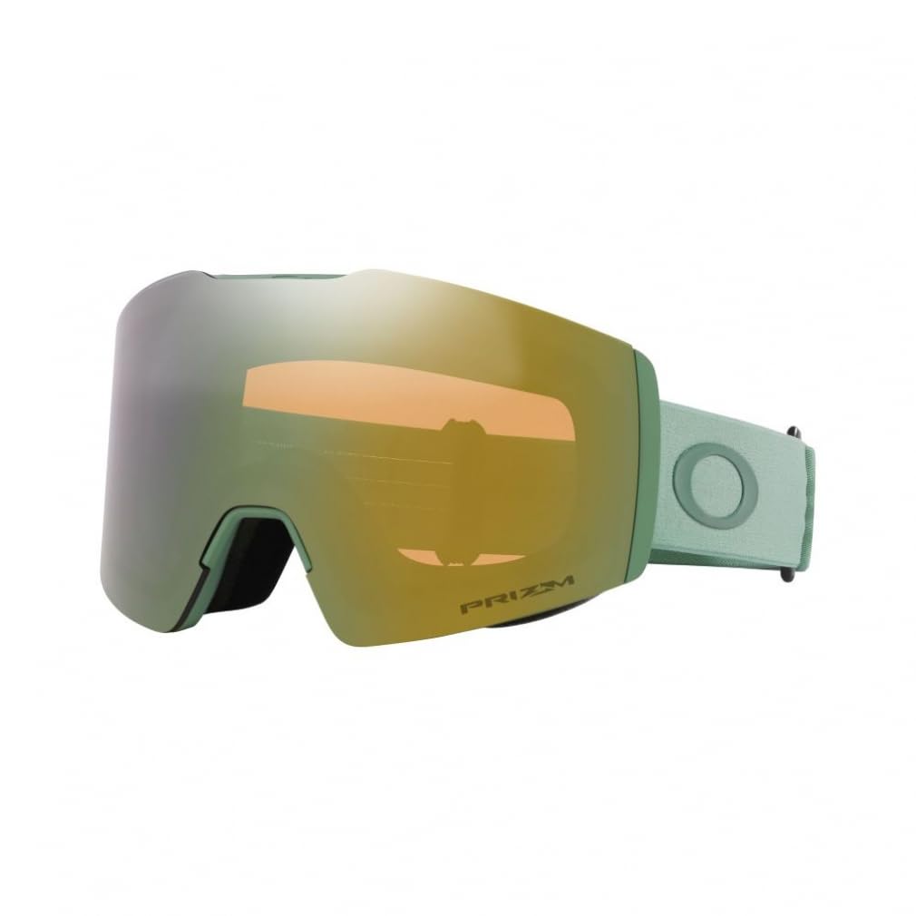 Oakley Fall Line M Matte Sage Gold Iridium Free Size Goggles, Jade/Prizm Lens,