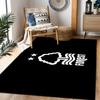 Tree Forest Logo Area Rug Perfect for Decorate room Outdoor Bedrooms Foyer Antislip Carpet Decorate Offices