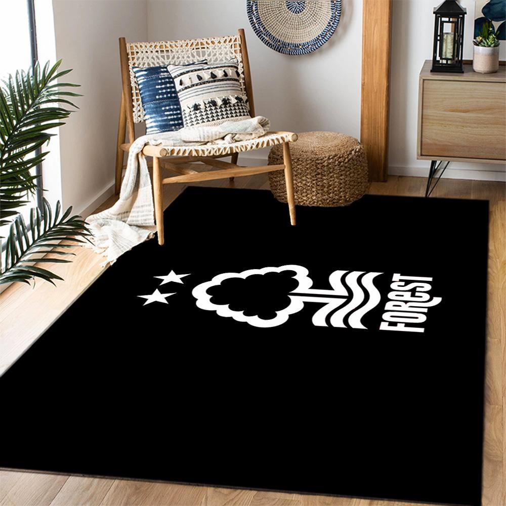 Tree Forest Logo Area Rug Perfect for Decorate room Outdoor Bedrooms Foyer Antislip Carpet Decorate Offices