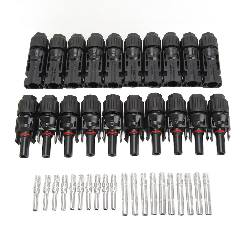 10 Pairs 1000V 30A Male Female Solar Connectors PPO IP67 Waterproof Solar Panel Connector for solar Power Generation