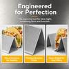 6pcs W Wavy Shape Taco Holder Stand Stainless Steel Baked Taco Rack  Table Presentation