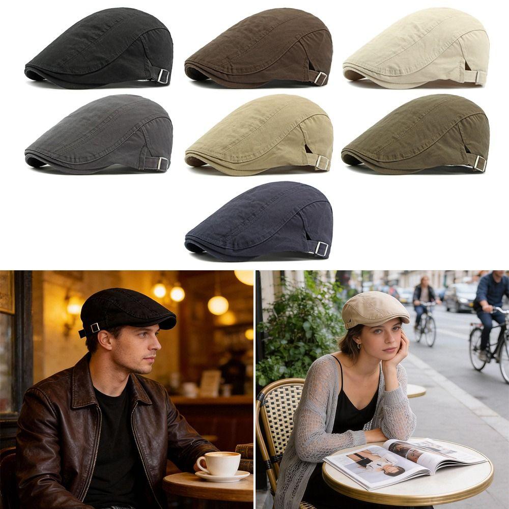 Soft Beret Hat Cotton Painter Hat Fashion Newsboy Hat Men Women