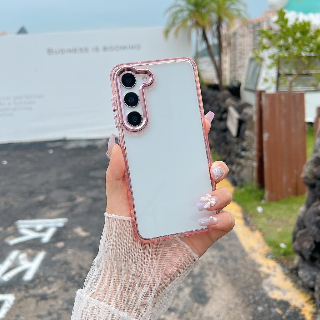 case for Samsung S26 S25 S24 S23 S22 ultra Simple and transparent tough case full coverage Shock Proof Anti-Fingerprint plain