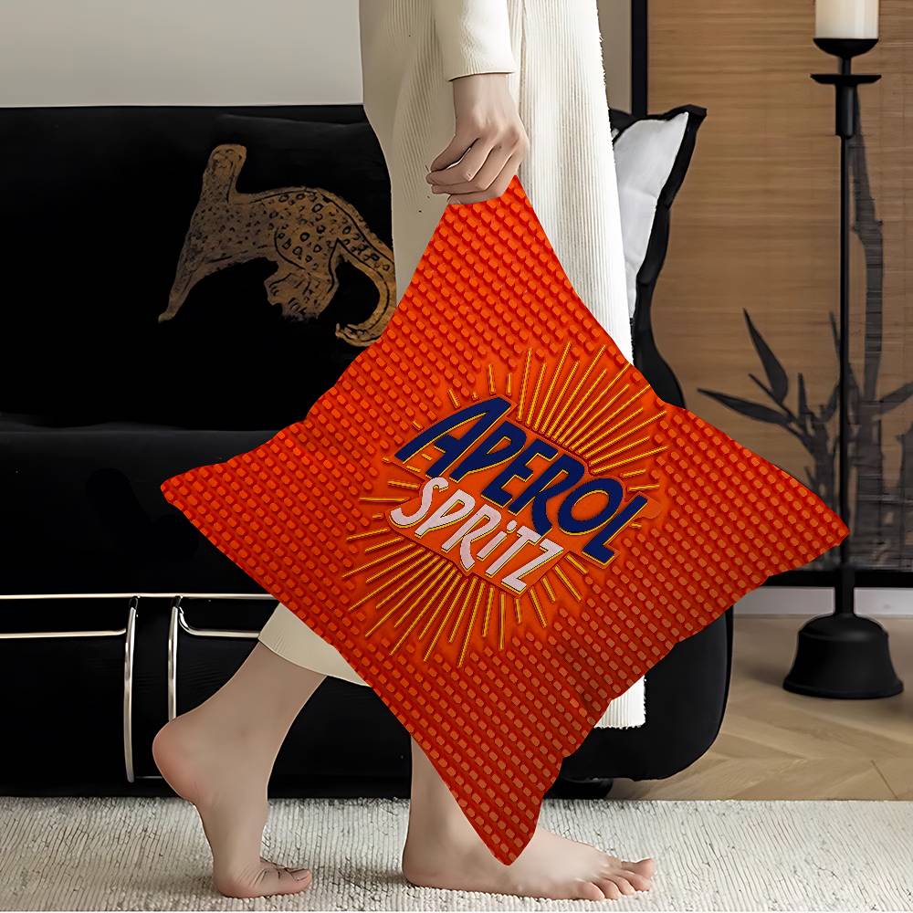 Brand A-Aperol S-Spritz Lucky Dragon Pillow Cover Sofa Cushion Cover Home Room Decoration Children Gift