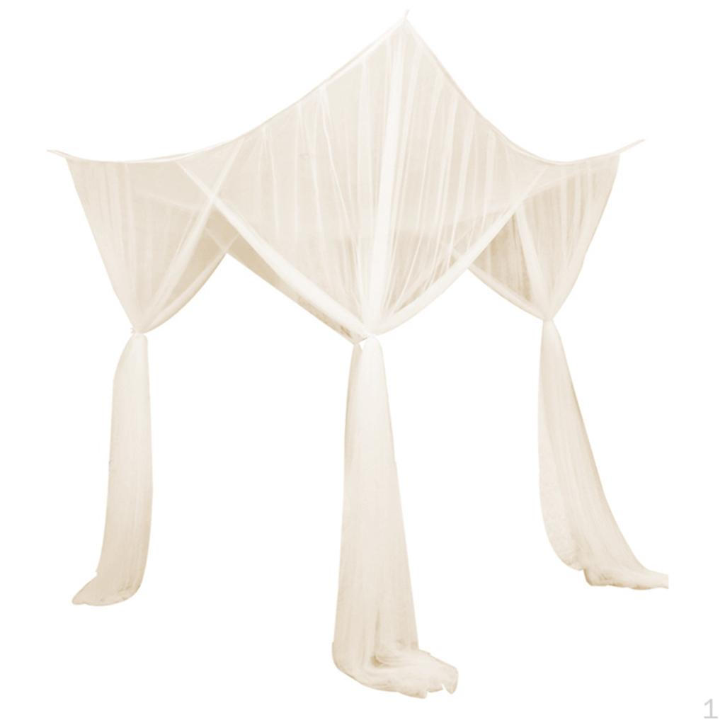 

Навес с балдахином для односпальных кроватей бежевый