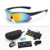 1Set Windproof Cycling Glass Set Dustproof Outdoor Sport Protective Glasses Set  Riding