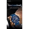 POEDAGAR Reloj Deportivo de Lujo para Hombre Cronógrafo Impermeable Luminoso Moda Reloj Calendario Correa de Silicona Relojes de Cuarzo