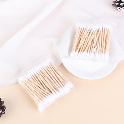 100Pcs Double Head Disposable Makeup Cotton Swab Cotton Buds Daily Cleaning Tool