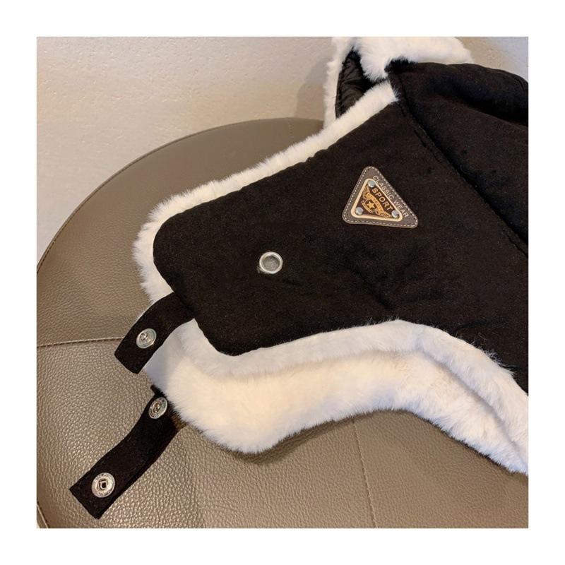 Men and Women Outdoor Riding In Winter, Warm and Cold Cotton Hats, Winter Windproof Hats, Ear Protectors, Riding Electric Vehicles